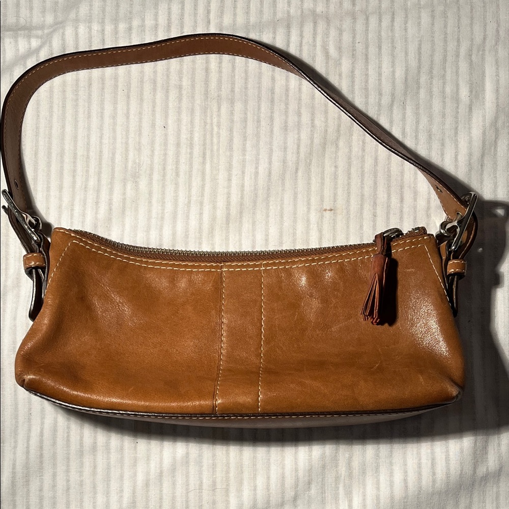 Coach Brown Leather Shoulder Bag
